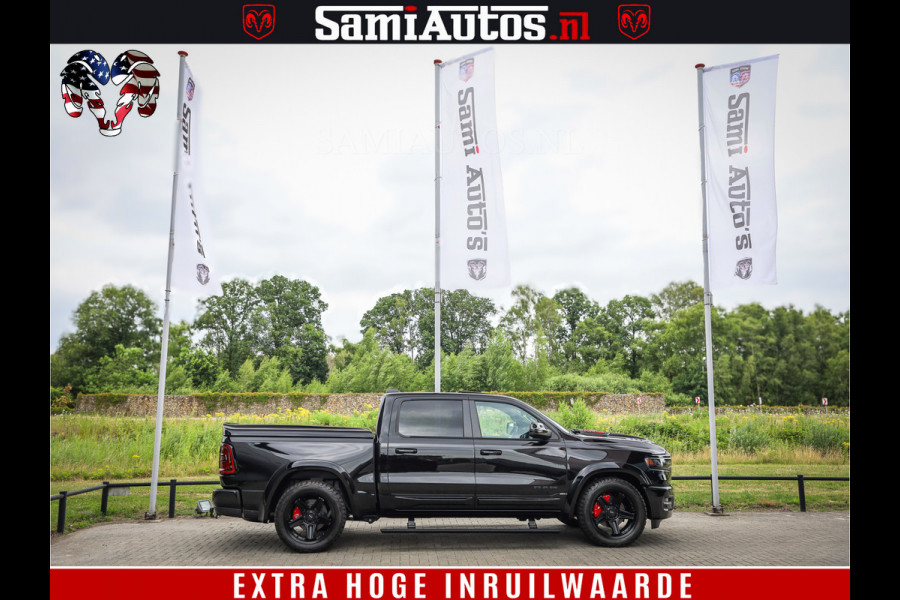 Dodge Ram 1500 Night Premium | Full Option | De Meest Luxe Pick-Up in zijn Klasse | Comfortabele Dubbele Cabine met Royale 5 Zitplaatsen | BPM vrij | Nu Leverbaar uit Voorraad | Voorraad Nr 2282 - 3332