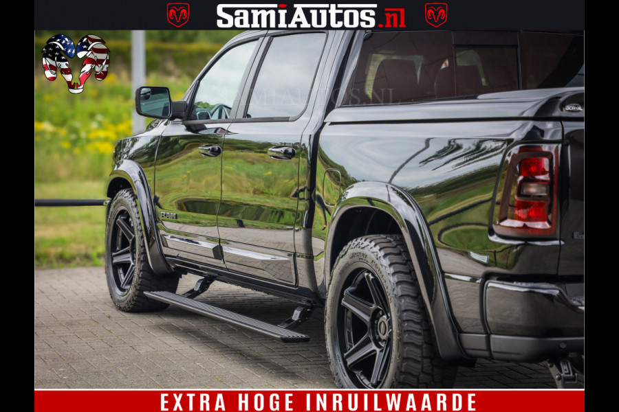 Dodge Ram 1500 Night Premium | Full Option | De Meest Luxe Pick-Up in zijn Klasse | Comfortabele Dubbele Cabine met Royale 5 Zitplaatsen | BPM vrij | Nu Leverbaar uit Voorraad | Voorraad Nr 2282 - 3332