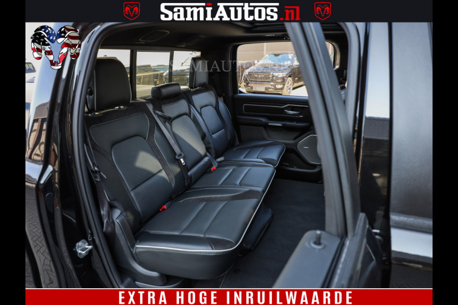 Dodge Ram 1500 Night Premium | Full Option | De Meest Luxe Pick-Up in zijn Klasse | Comfortabele Dubbele Cabine met Royale 5 Zitplaatsen | BPM vrij | Nu Leverbaar uit Voorraad | Voorraad Nr 2282 - 3332
