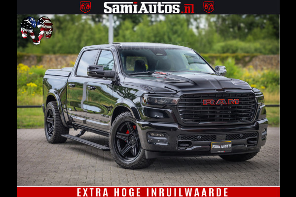 Dodge Ram 1500 Night Premium | Full Option | De Meest Luxe Pick-Up in zijn Klasse | Comfortabele Dubbele Cabine met Royale 5 Zitplaatsen | BPM vrij | Nu Leverbaar uit Voorraad | Voorraad Nr 2282 - 3332
