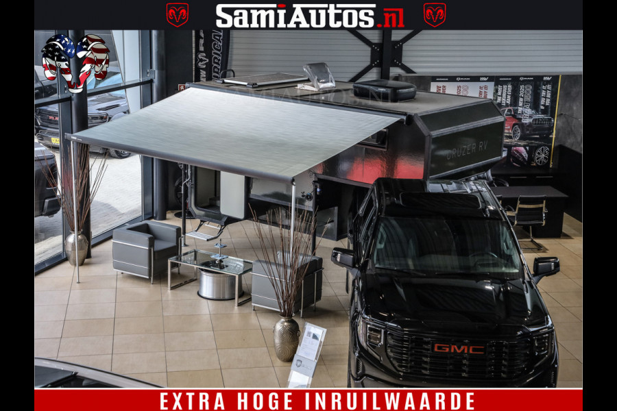 Dodge Ram 1500 €15000,- VOORDEEL | CAMPER / AFZET UNIT | SHOWROOM MODEL | 4 PERSOONS | AIRCO | ZONNEPANEEL | VERWARMING | DOUCHE | WC | LUIFEL | 4 SLAAP PLAATSEN | Let Op: Investeer in deze unieke afzetunit camper en verdien direct!