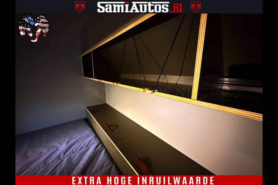 Dodge Ram 1500 €15000,- VOORDEEL | CAMPER / AFZET UNIT | SHOWROOM MODEL | 4 PERSOONS | AIRCO | ZONNEPANEEL | VERWARMING | DOUCHE | WC | LUIFEL | 4 SLAAP PLAATSEN | Let Op: Investeer in deze unieke afzetunit camper en verdien direct!