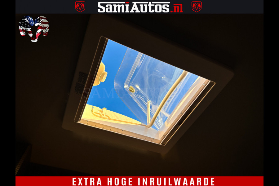 Dodge Ram 1500 €15000,- VOORDEEL | CAMPER / AFZET UNIT | SHOWROOM MODEL | 4 PERSOONS | AIRCO | ZONNEPANEEL | VERWARMING | DOUCHE | WC | LUIFEL | 4 SLAAP PLAATSEN | Let Op: Investeer in deze unieke afzetunit camper en verdien direct!