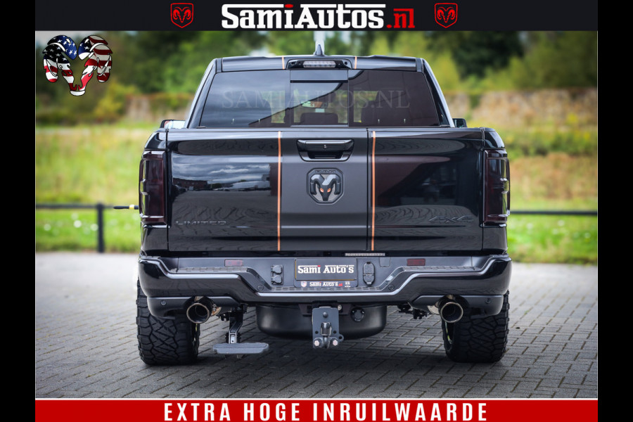 Dodge Ram 1500 Limited SPORT H.O 540HP 706Nm | Massage + Full Option | De Meest Luxe en Volle Pick-Up in zijn Klasse | Comfortabele Dubbele Cabine met Royale 5 Zitplaatsen | BPM vrij | Nu Leverbaar uit Voorraad | Voorraad Nr 2355 - 5149