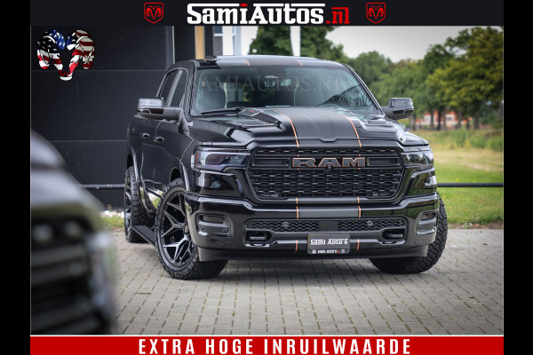 Dodge Ram 1500 Limited SPORT H.O 540HP 706Nm | Massage + Full Option | De Meest Luxe en Volle Pick-Up in zijn Klasse | Comfortabele Dubbele Cabine met Royale 5 Zitplaatsen | BPM vrij | Nu Leverbaar uit Voorraad | Voorraad Nr 2355 - 5149