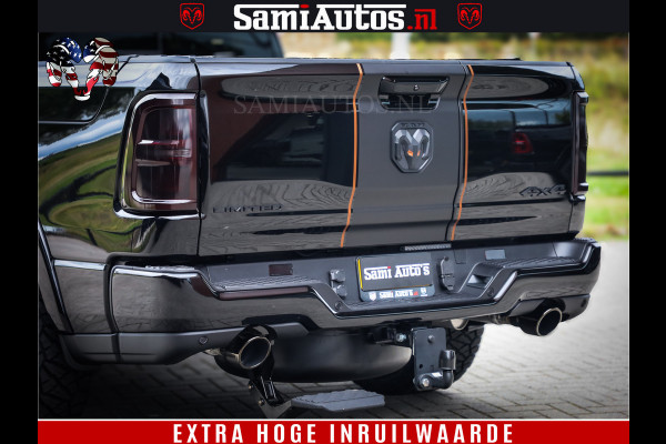 Dodge Ram 1500 Limited SPORT H.O 540HP 706Nm | Massage + Full Option | De Meest Luxe en Volle Pick-Up in zijn Klasse | Comfortabele Dubbele Cabine met Royale 5 Zitplaatsen | BPM vrij | Nu Leverbaar uit Voorraad | Voorraad Nr 2355 - 5149