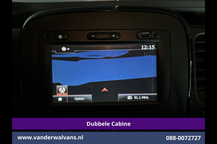 Opel Vivaro 1.6 CDTI 122pk L2H1 Dubbele cabine Euro6 Airco | 6-Zits | LED | Navigatie | Cruisecontrol Parkeersensoren