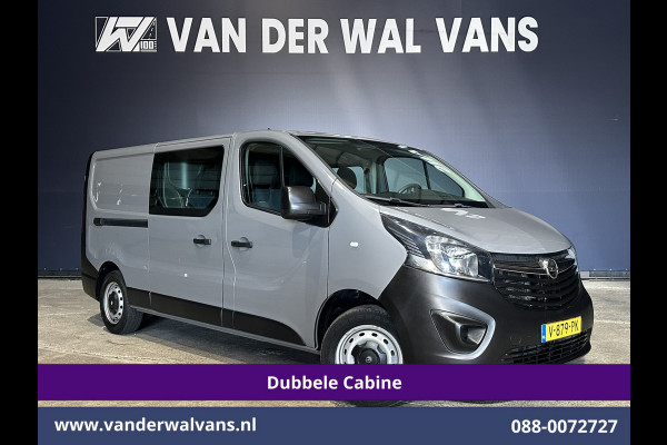 Opel Vivaro 1.6 CDTI 122pk L2H1 Dubbele cabine Euro6 Airco | 6-Zits | LED | Navigatie | Cruisecontrol Parkeersensoren