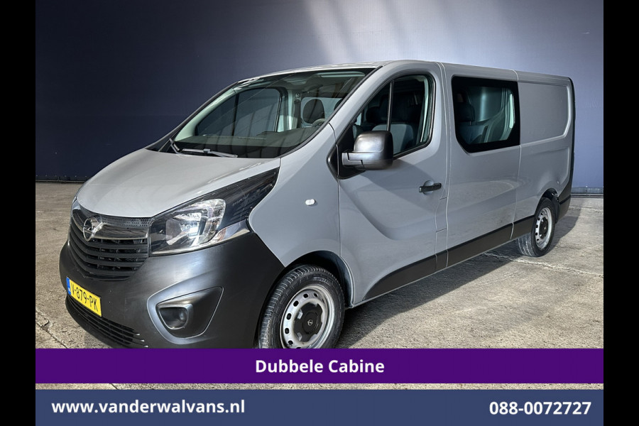 Opel Vivaro 1.6 CDTI 122pk L2H1 Dubbele cabine Euro6 Airco | 6-Zits | LED | Navigatie | Cruisecontrol Parkeersensoren