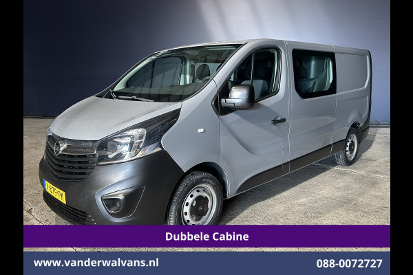 Opel Vivaro 1.6 CDTI 122pk L2H1 Dubbele cabine Euro6 Airco | 6-Zits | LED | Navigatie | Cruisecontrol Parkeersensoren