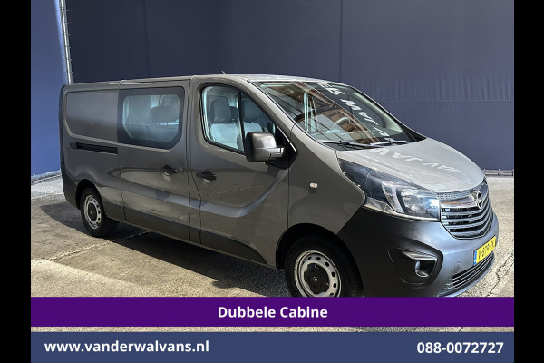 Opel Vivaro 1.6 CDTI 122pk L2H1 Dubbele cabine Euro6 Airco | 6-Zits | LED | Navigatie | Cruisecontrol Parkeersensoren