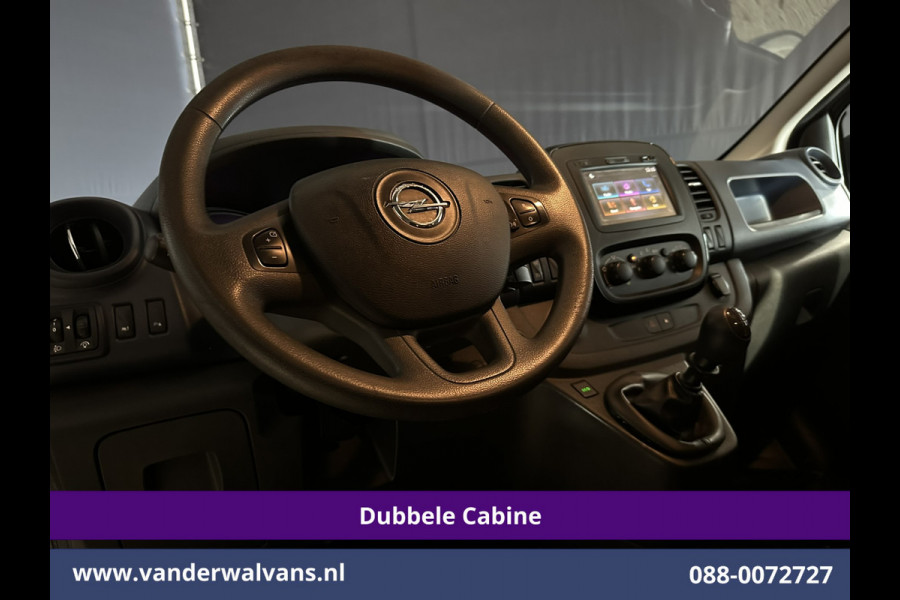 Opel Vivaro 1.6 CDTI 122pk L2H1 Dubbele cabine Euro6 Airco | 6-Zits | LED | Navigatie | Cruisecontrol Parkeersensoren