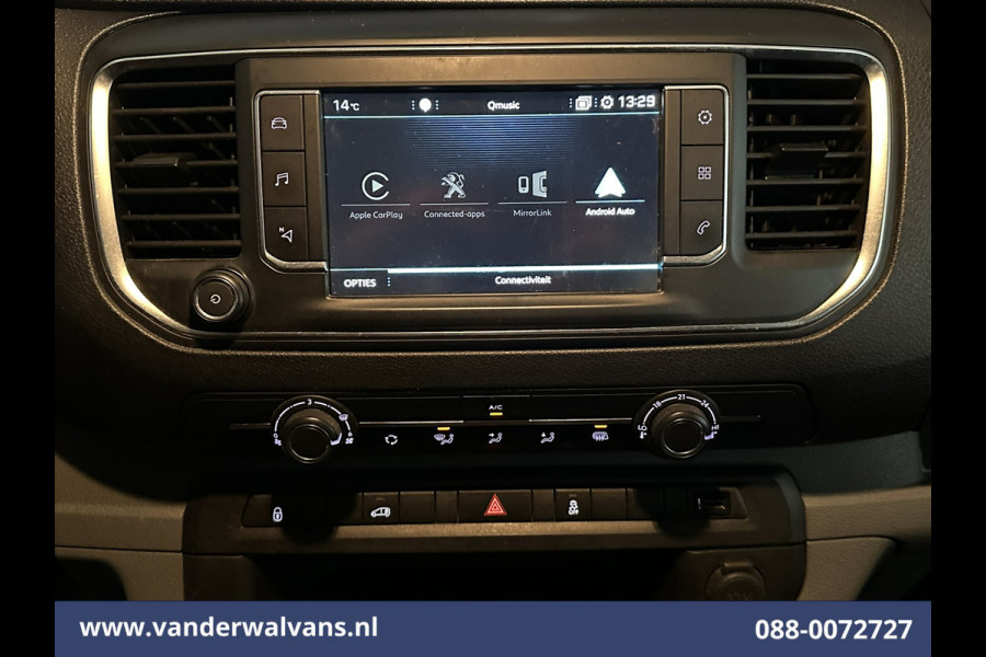 Peugeot Expert 1.6 BlueHDI L1H1 Euro6 Airco | Navigatie | Apple Carplay | Android Auto | Cruisecontrol | Trekhaak Parkeersensoren, Bijrijdersbank