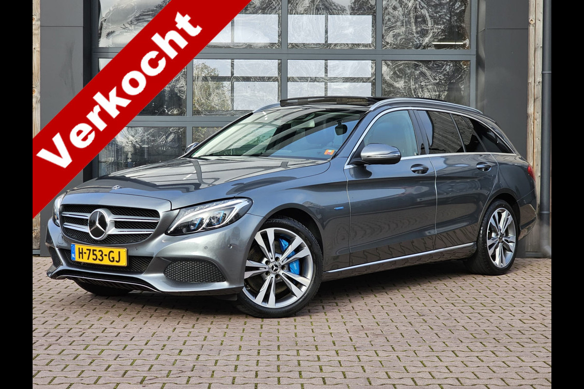 Mercedes-Benz C-Klasse Estate 350 e Business Solution AMG PHEV | Pano | Wegkl. trekhaak | Navi | Camera | Stoelverwarming | ACC | Vol |