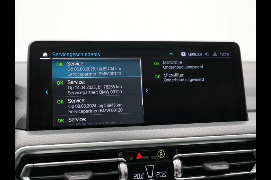 BMW X3 xDrive30e M Sport FACELIFT Plug In Hybrid 293pk Dealer O.H. PHEV | Panodak | Laser LED | Head Up | 360 Camera | Lederen Sportstoelen Memory & Verwarmd | Apple Carplay | Sfeerverlichting | Stuur Verwarmd | Keyless | Blis | Navigatie | Virtual | DAB |