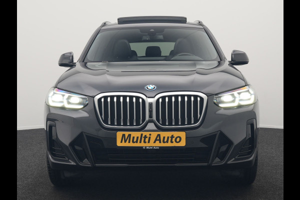 BMW X3 xDrive30e M Sport FACELIFT Plug In Hybrid 293pk Dealer O.H. PHEV | Panodak | Laser LED | Head Up | 360 Camera | Lederen Sportstoelen Memory & Verwarmd | Apple Carplay | Sfeerverlichting | Stuur Verwarmd | Keyless | Blis | Navigatie | Virtual | DAB |