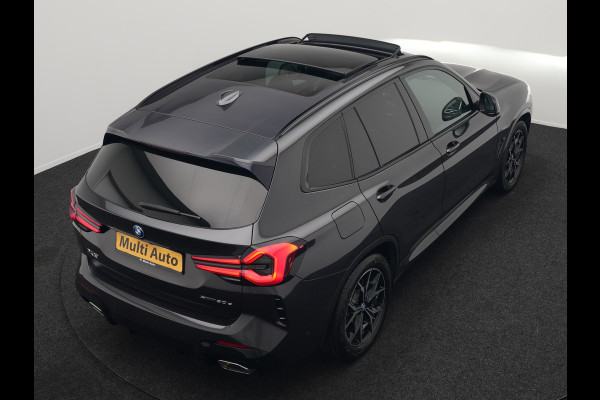 BMW X3 xDrive30e M Sport FACELIFT Plug In Hybrid 293pk Dealer O.H. PHEV | Panodak | Laser LED | Head Up | 360 Camera | Lederen Sportstoelen Memory & Verwarmd | Apple Carplay | Sfeerverlichting | Stuur Verwarmd | Keyless | Blis | Navigatie | Virtual | DAB |