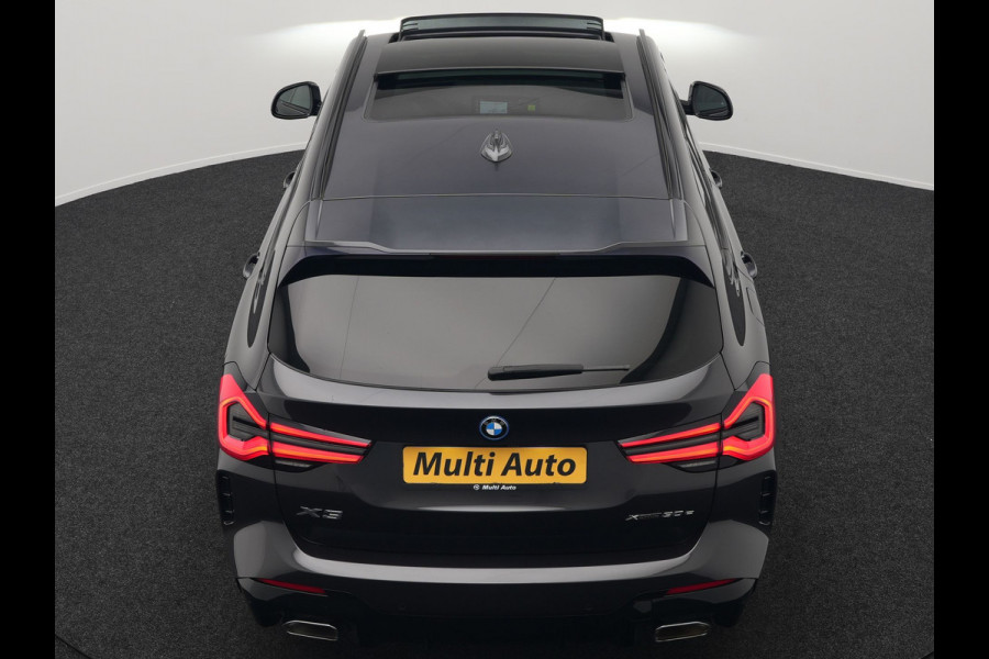 BMW X3 xDrive30e M Sport FACELIFT Plug In Hybrid 293pk Dealer O.H. PHEV | Panodak | Laser LED | Head Up | 360 Camera | Lederen Sportstoelen Memory & Verwarmd | Apple Carplay | Sfeerverlichting | Stuur Verwarmd | Keyless | Blis | Navigatie | Virtual | DAB |