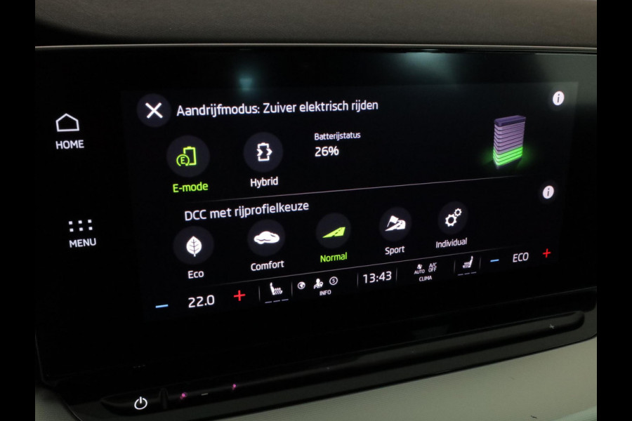 Škoda Octavia Combi 1.4 TSI iV PHEV Business Edition Plus 204pk| Navi| trekhaak| 18'LM-velgen |verwarmde stln+voorruit| SOH 94%