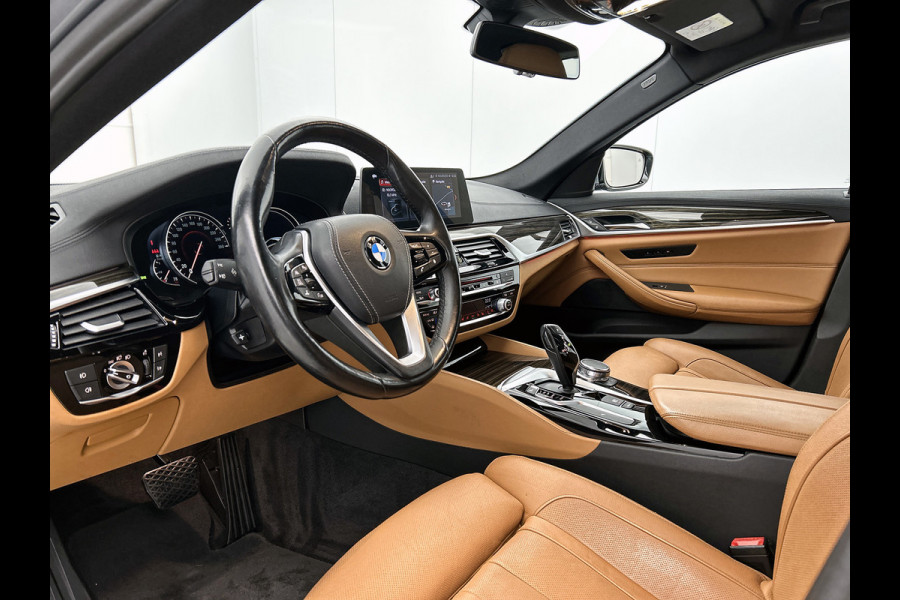 BMW 5 Serie 520d High Executive(NL-auto, Dealer OnderH, Comfort Zetels, Stuur/stoel Verwarming, 360 camera, active Cruise, Etc)