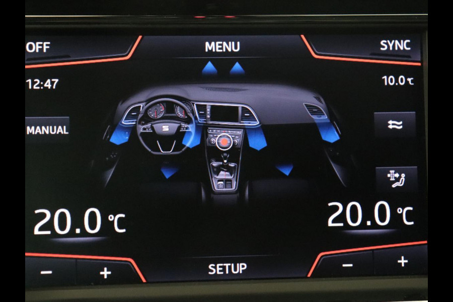 Seat Leon 1.5 TSI FR Ultimate Edition Black | 1e eigenaar | Panoramadak | Stoelverwarming | Adaptive cruise | Camera | Beats Pack | Carplay | Virtual Cockpit | Keyless | Full LED | Navigatie | Leder/Alcantara