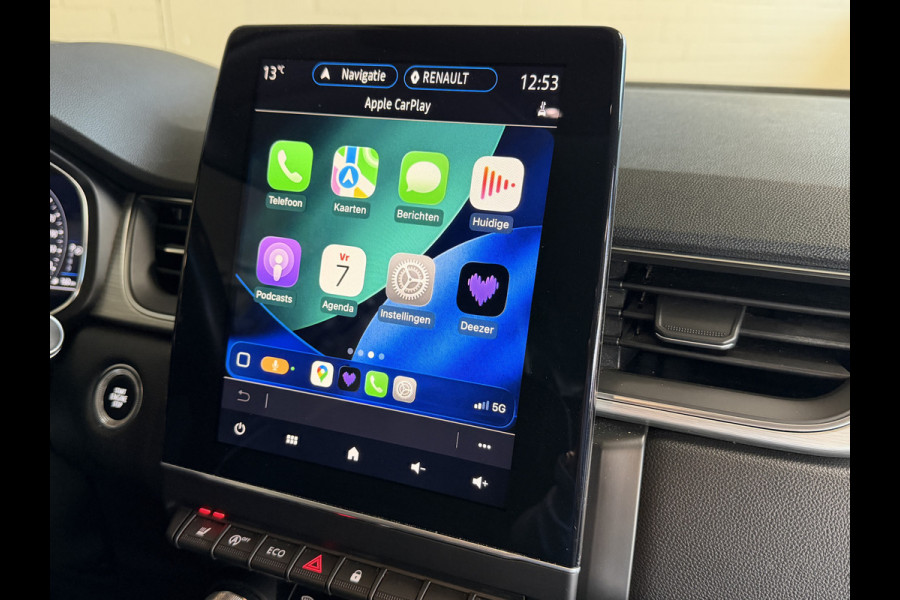 Renault Captur 1.3 TCe AUT 130 Intens | Groot Navi | Carplay | 17" | Stoelverwarming | Camera | PDC V+A | Keyless | 100% Renault onderhouden!