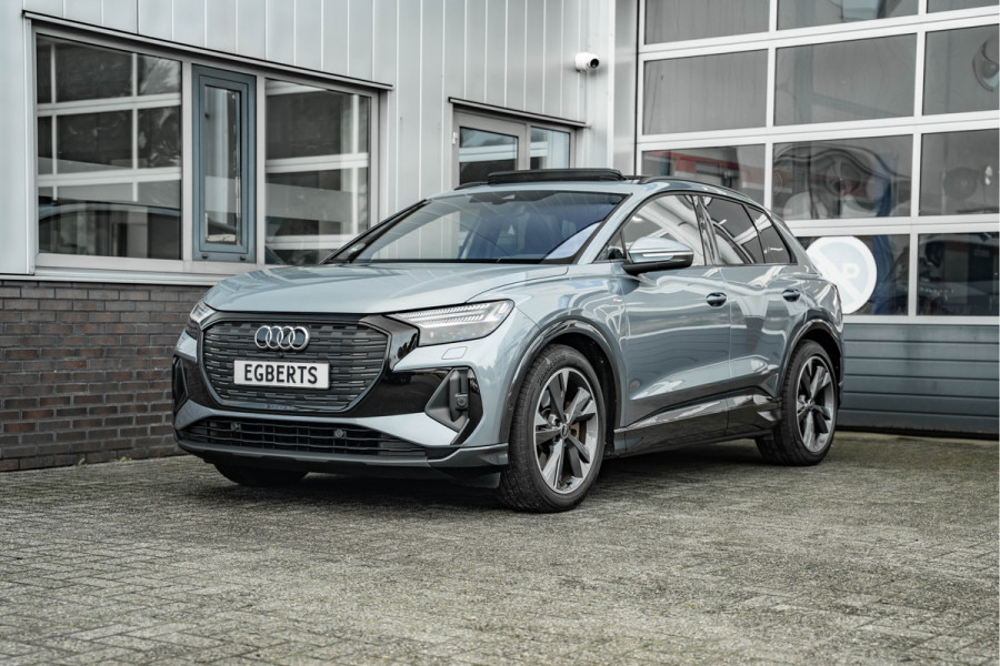 Audi Q4 e-tron 50 quattro S edition 77 kWh Matrix, ACC, Panorama, trekhaak