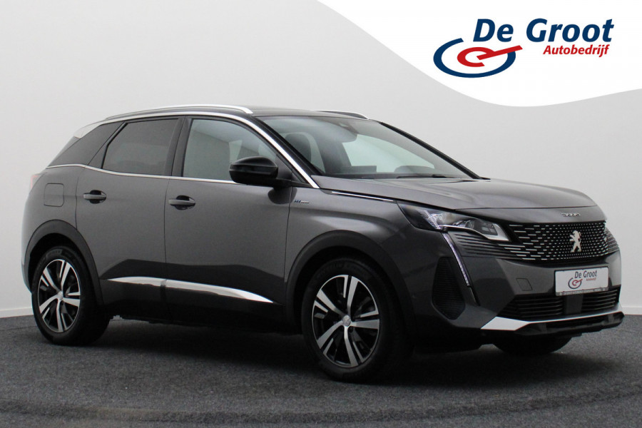 Peugeot 3008 1.6 HYbrid 225 GT Panoramadak, ACC, Camera, Apple Carplay, Sfeerverlichting, LED, DAB, 18''