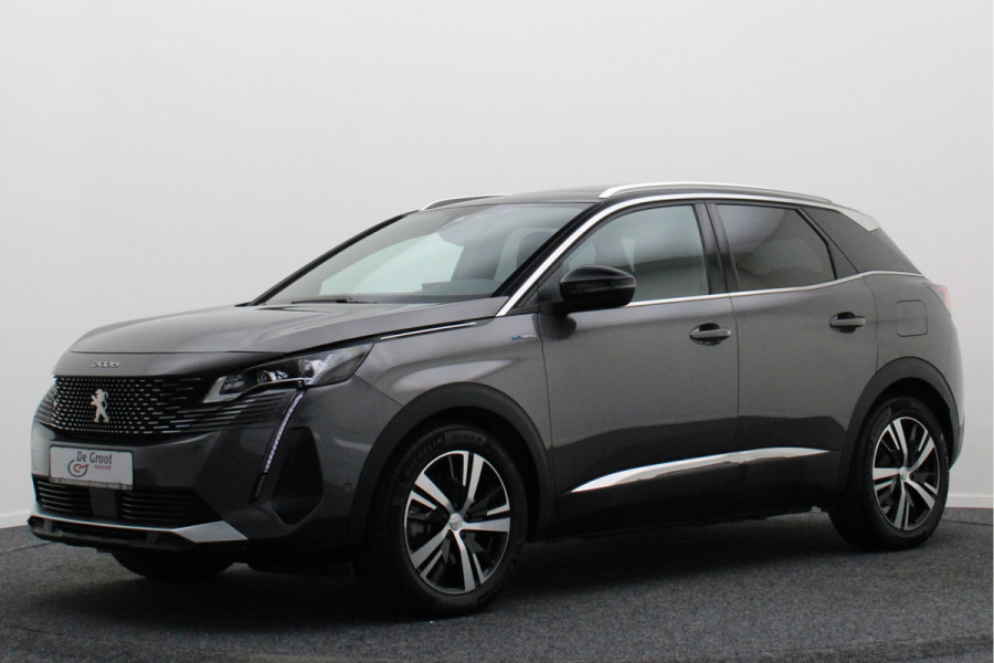 Peugeot 3008 1.6 HYbrid 225 GT Panoramadak, ACC, Camera, Apple Carplay, Sfeerverlichting, LED, DAB, 18''