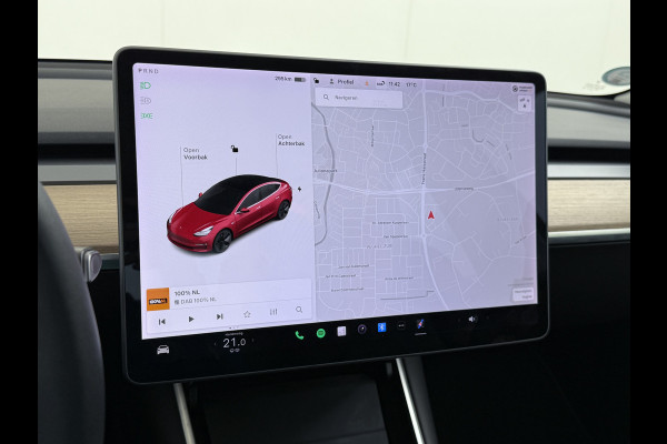 Tesla Model 3 Long Range AWD 75kWh 463PK Lmv FSD-3 Computer 18"Lm  Premium Audio AutoPilot Panoramadak Camera's Leer Adaptive-Cruise-Control+S 4WD Stoel en achterbank verwarming Elektr.Stoelen+Memory+Easy-Entry WiFi Origineel Nederlandse Auto Garantie op Accu/Motor tot 28-09-2028/192.000km
