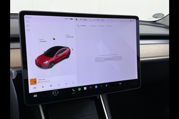 Tesla Model 3 Long Range AWD 75kWh 463PK Lmv FSD-3 Computer 18"Lm  Premium Audio AutoPilot Panoramadak Camera's Leer Adaptive-Cruise-Control+S 4WD Stoel en achterbank verwarming Elektr.Stoelen+Memory+Easy-Entry WiFi Origineel Nederlandse Auto Garantie op Accu/Motor tot 28-09-2028/192.000km