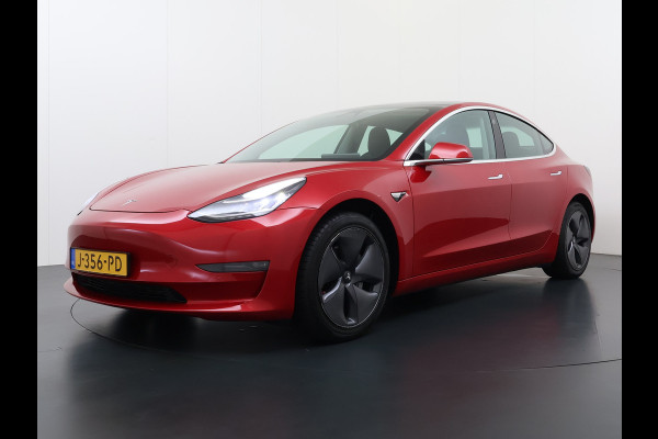 Tesla Model 3 Long Range AWD 75kWh 463PK Lmv FSD-3 Computer 18"Lm  Premium Audio AutoPilot Panoramadak Camera's Leer Adaptive-Cruise-Control+S 4WD Stoel en achterbank verwarming Elektr.Stoelen+Memory+Easy-Entry WiFi Origineel Nederlandse Auto Garantie op Accu/Motor tot 28-09-2028/192.000km