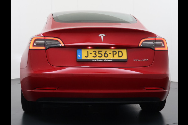 Tesla Model 3 Long Range AWD 75kWh 463PK Lmv FSD-3 Computer 18"Lm  Premium Audio AutoPilot Panoramadak Camera's Leer Adaptive-Cruise-Control+S 4WD Stoel en achterbank verwarming Elektr.Stoelen+Memory+Easy-Entry WiFi Origineel Nederlandse Auto Garantie op Accu/Motor tot 28-09-2028/192.000km