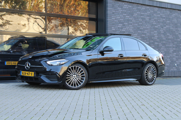 Mercedes-Benz C-Klasse 200 AMG Line | PANO | SFEER | CARPLAY | STOELVERWARMING | 19 INCH |