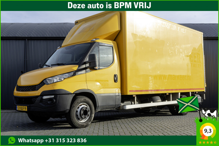 Iveco 70C17 Bakwagen met Laadklep | Luchtvering | Climate | Cruise | Tachograaf | 3.5T Trekgewicht | Sperdifferentieel | Euro 6
