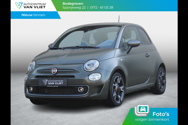 Fiat 500 0.9 TwinAir Turbo Sport | MAT GROEN | NAVIGATIE | LEDEREN BEKLEDING |
