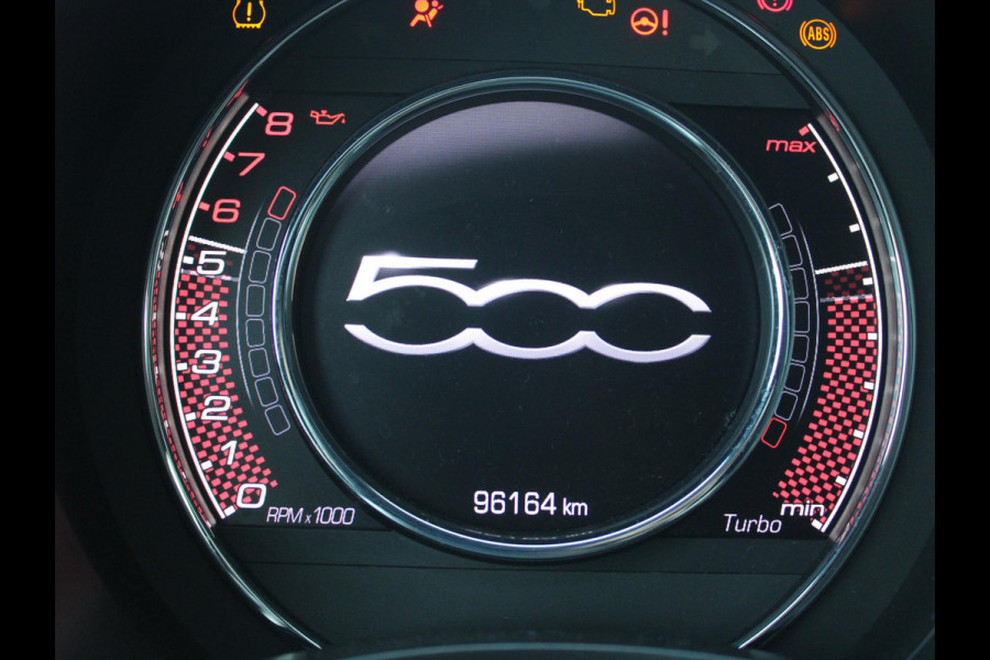 Fiat 500 0.9 TwinAir Turbo Sport | MAT GROEN | NAVIGATIE | LEDEREN BEKLEDING |