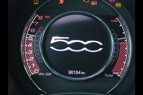 Fiat 500 0.9 TwinAir Turbo Sport | MAT GROEN | NAVIGATIE | LEDEREN BEKLEDING |