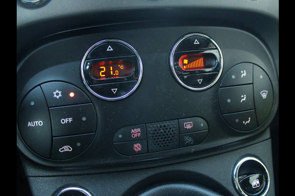 Fiat 500 0.9 TwinAir Turbo Sport | MAT GROEN | NAVIGATIE | LEDEREN BEKLEDING |