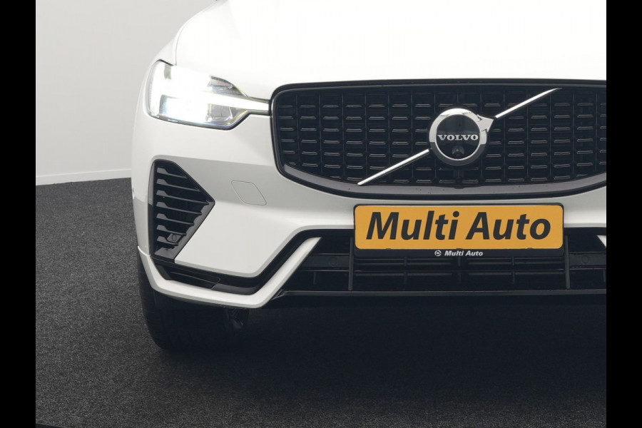 Volvo XC60 Recharge T6 AWD R-Design Plug In Hybrid 341pk Dealer O.H. PHEV | Panodak | Adaptive Cruise | 360 Camera | Google Assistent | Lederen Sportstoelen Memory & Verwarmd | Apple Carplay | Keyless | Virtual | Navigatie | DAB |