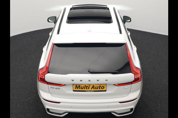 Volvo XC60 Recharge T6 AWD R-Design Plug In Hybrid 341pk Dealer O.H. PHEV | Panodak | Adaptive Cruise | 360 Camera | Google Assistent | Lederen Sportstoelen Memory & Verwarmd | Apple Carplay | Keyless | Virtual | Navigatie | DAB |