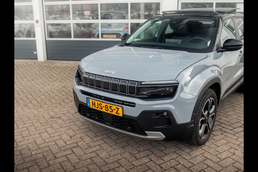 Jeep Avenger Summit 54 kWh | 17% Bijtelling | Leder & Winter Pack | Schuif/Kanteldak | Infotainment & Convenience Pack