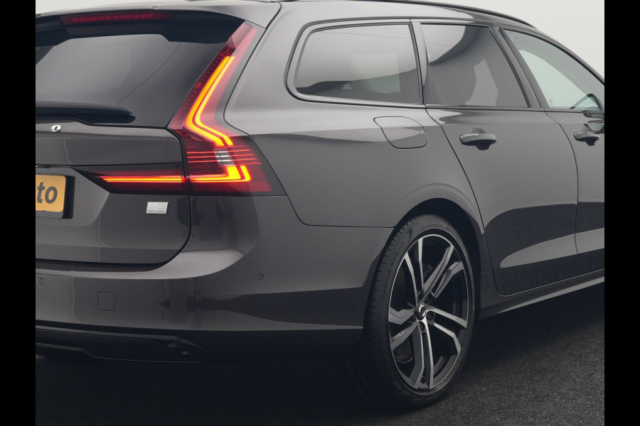 Volvo V90 T8 AWD Ultimate Dark Plug In Hybrid 455pk Dealer O.H. PHEV | Panodak | Adaptive Cruise | Head Up | 360 Camera | Lederen Sportstoelen Ventilatie & Memory | Harman & Kardon | Google Assistent | Apple Carplay | Stoelen & Stuur Verwarmd | Blis |