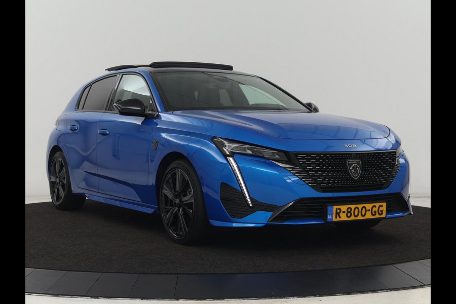 Peugeot 308 1.6 PHEV 225 GT | Panoramadak | Stoelverwarming | 360 Camera | Focal Sound | Adaptive cruise | Matrix LED | Keyless | Carplay | Navigatie | Leder/Alcantara | Dodehoek detectie | Plug In