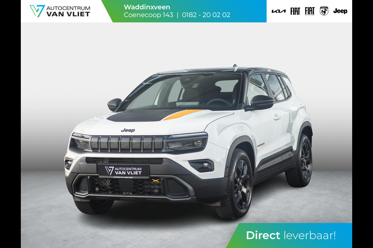 Jeep Avenger 1.2T 4xe The North Face | Schuif/Kanteldak | Clima | Apple Carplay | Adapt. Cruise | Elektr. A-Klep | Keyless | Navi | Stoel&Stuurverwarming