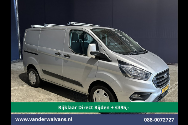 Ford Transit Custom 2.0 TDCI 130pk Automaat L1H1 Euro6 *Rijklaar Direct Rijden* Airco | LED | Apple Carplay | Cruisecontrol | Trekhaak Parkeersensoren, Stoelverwarming, Verwarmde voorruit, Dakdragers