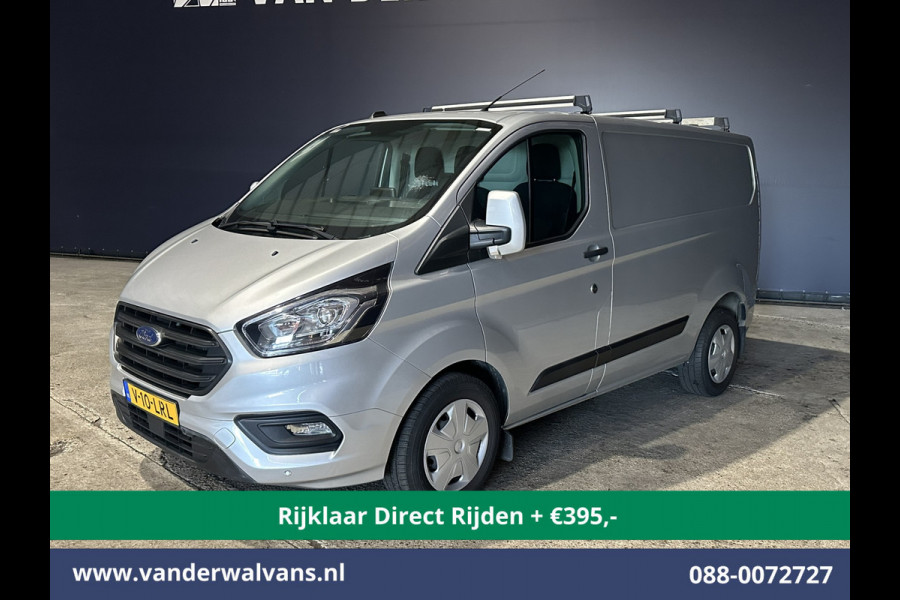 Ford Transit Custom 2.0 TDCI 130pk Automaat L1H1 Euro6 *Rijklaar Direct Rijden* Airco | LED | Apple Carplay | Cruisecontrol | Trekhaak Parkeersensoren, Stoelverwarming, Verwarmde voorruit, Dakdragers