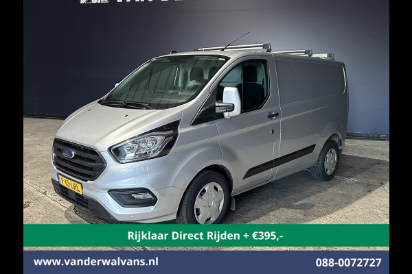 Ford Transit Custom 2.0 TDCI 130pk Automaat L1H1 Euro6 *Rijklaar Direct Rijden* Airco | LED | Apple Carplay | Cruisecontrol | Trekhaak Parkeersensoren, Stoelverwarming, Verwarmde voorruit, Dakdragers
