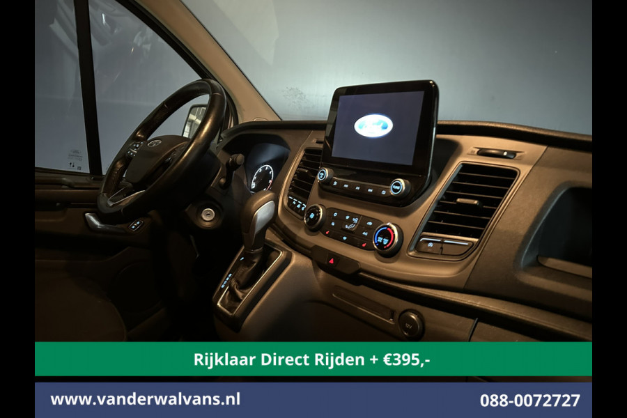 Ford Transit Custom 2.0 TDCI 130pk Automaat L1H1 Euro6 *Rijklaar Direct Rijden* Airco | LED | Apple Carplay | Cruisecontrol | Trekhaak Parkeersensoren, Stoelverwarming, Verwarmde voorruit, Dakdragers