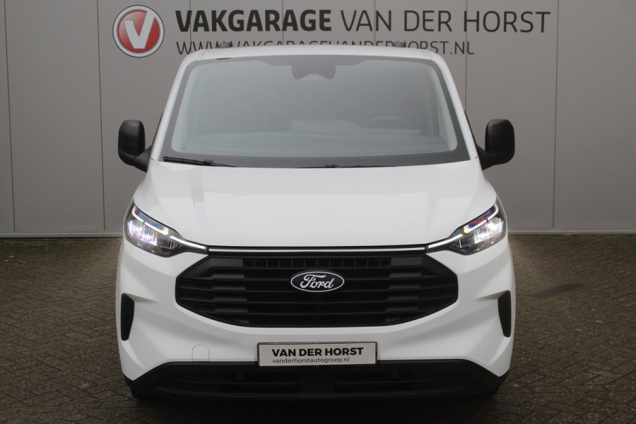 Ford Transit Custom 320 2.0-136 pk TDCI L1H1 Trend. Fabr. garantie tot 09-2028. Adaptive Cruise Control, Navigatie, Camera, PDC V+A, Apple Carplay/Android auto, LED verl., Laadruimte bekleed, Bijrijdersbank, Spiegel-, stoel en voorraamverw. etc.